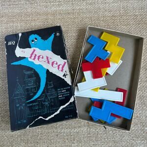 Vintage 1970s Hi-Q Hexed Puzzle No.115 Haunted House Halloween Game